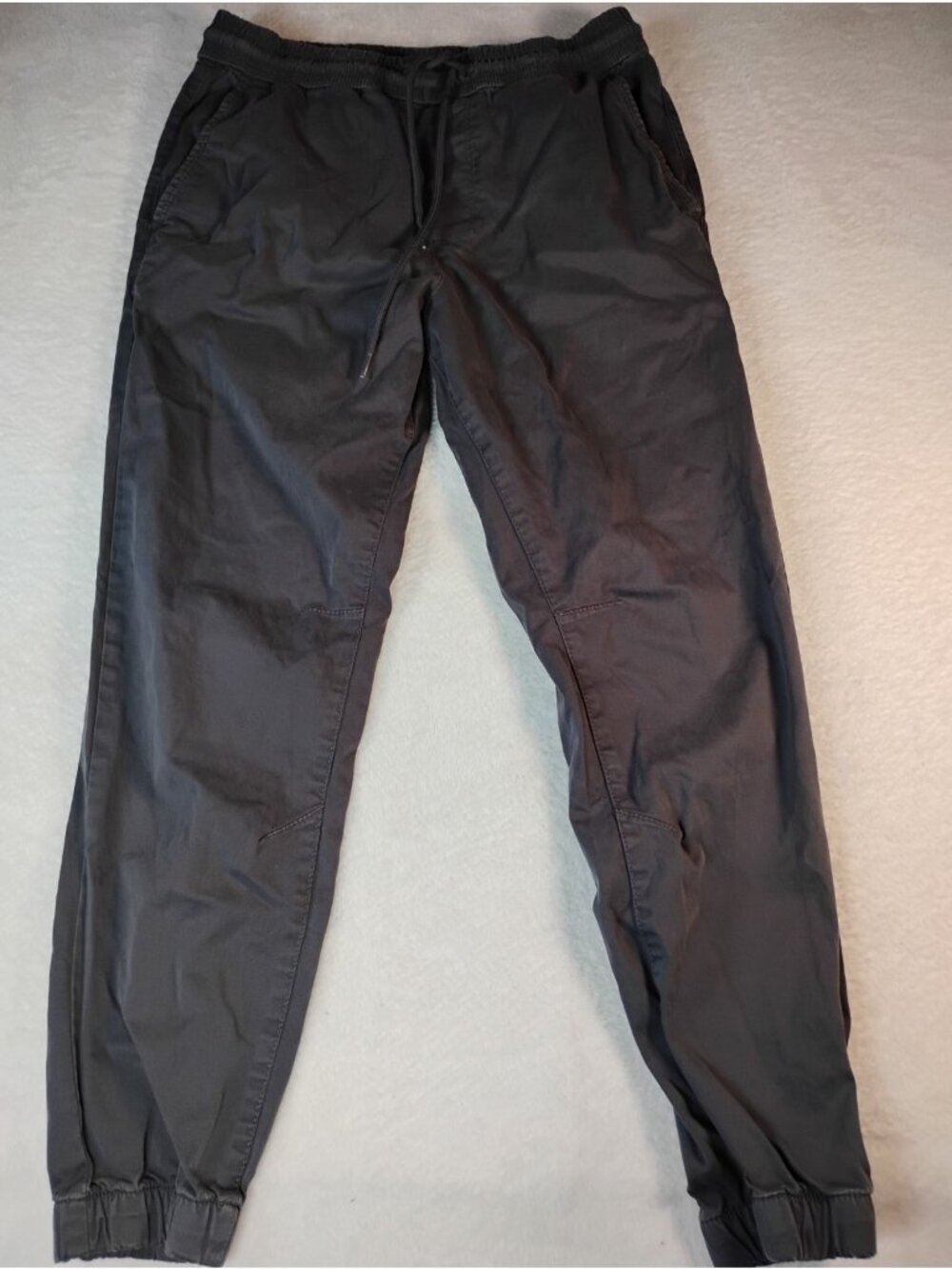 Vtg Zara Mens Denimwear DNWR Jogger Pant Stretch Casual Work School M Green Gray
